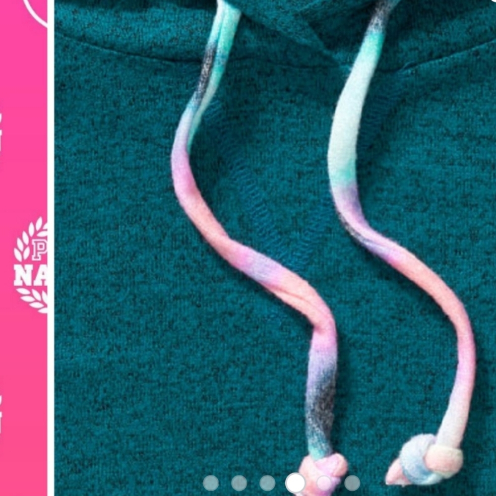 Victoria's Secret PINK Cozy Hooded Pullover 💖💙💚 - Picture 3 of 8